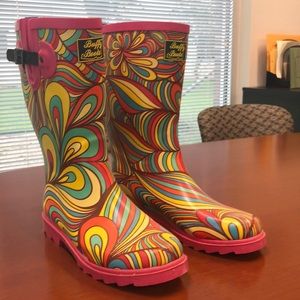 Buffy Psychedelic Rain Boots